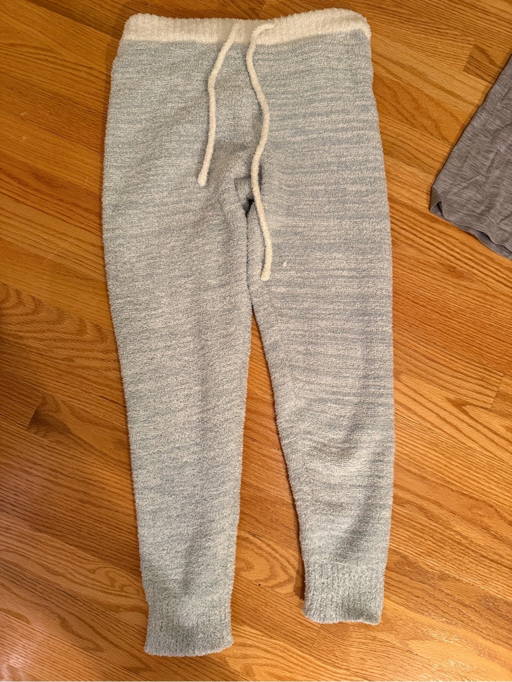 Cozy Kids Light Blue Plush Drawstring Joggers